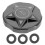 Lightweight Black Bike Fork Lid Aluminum Alloy Replaceable Part 7