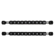 2Pcs Durable Plastic Football Scorekeepers Easy Install Black