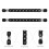 2Pcs Durable Plastic Football Scorekeepers Easy Install Black 7