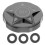 Lightweight Black Bike Fork Lid Aluminum Alloy Replaceable Part 5