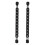 2Pcs Durable Plastic Football Scorekeepers Easy Install Black 8