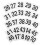 25Pcs Durable PVC Wedding Table Number Signs Multi Color Seating Decor 1