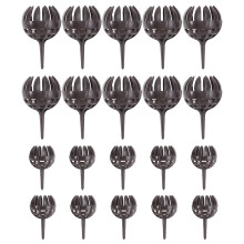 20Pcs Portable Black Fertilizer Holders Boxes for Gardeners Plant Care