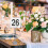 25Pcs Durable PVC Wedding Table Number Signs Multi Color Seating Decor 5