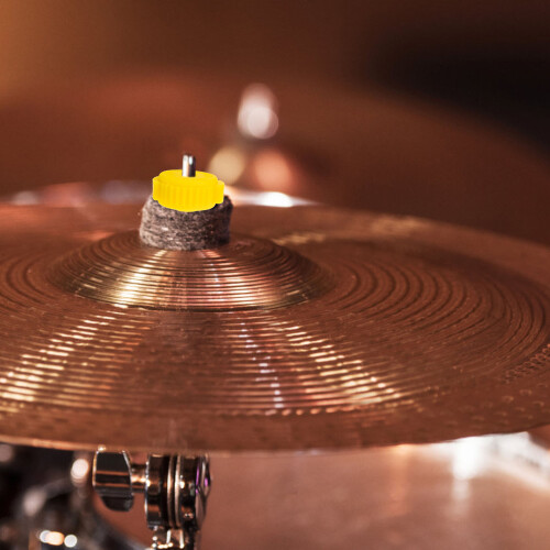 Yellow Plastic Drum Cymbal Nuts Durable Adjustment Accessories 2
