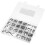 1Set Stainless Steel Small Screw Assortment Kit Hex Socket Set Screws 9