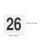 25Pcs Durable PVC Wedding Table Number Signs Multi Color Seating Decor 9