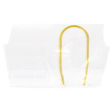 50Pcs Portable Pe Beverage Takeaway Bags with Handle for Coffee Shops