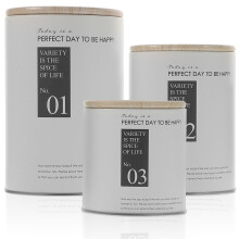 3St Vintage Ijzeren Theeblikken En Koffie Containers