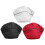 3Pcs Comfortable Cotton Chef Hat Classic Design for Restaurant Use 4