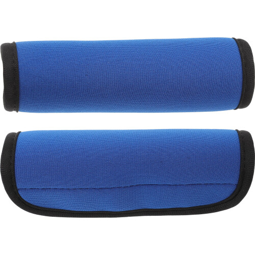 2Pcs Blue Travel Luggage Handle Wraps Flexible Suitcase Handle Covers 2