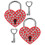 2 Sets Heart Shaped Luggage Locks Adorable Small Padlocks With Keys 1