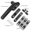 2Pcs Black Vintage Aluminum Alloy Window Handles Durable Window Pulls 3