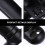 2Pcs Black Vintage Aluminum Alloy Window Handles Durable Window Pulls 11
