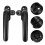 2Pcs Black Vintage Aluminum Alloy Window Handles Durable Window Pulls 4