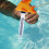 Goldfish Floating Pool Thermometer Plastic Cartoon Style Orange 6