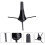 Portable Black Clarinet Stand Folding Plastic Metal Stable Holder 4