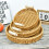 Khaki Handwoven Rattan Storage Basket Sturdy Kitchen Tabletop Tray 7