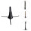 Portable Black Clarinet Stand Folding Plastic Metal Stable Holder 2