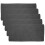 5Pcs Dark Grey Microfiber Guinea Pig Pads Reusable Pet Cage Blankets 9