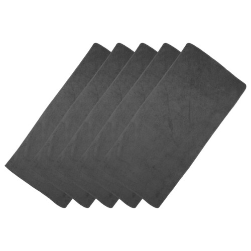 5Pcs Dark Grey Microfiber Guinea Pig Pads Reusable Pet Cage Blankets 1