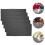 5Pcs Dark Grey Microfiber Guinea Pig Pads Reusable Pet Cage Blankets 6