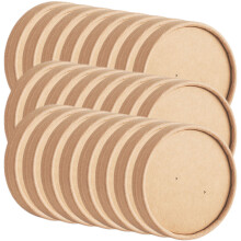 40 Pcs Take-Out Box Lid Cups With Disposable Coffee Ice Cream Lids