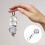 Men Watch Portable Keychain Easy To Read Lovers Man 10