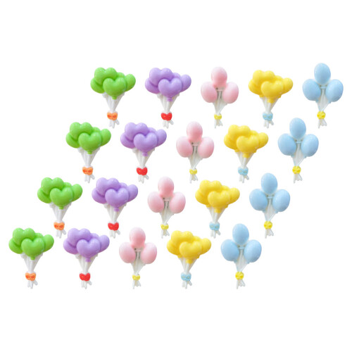 30Pcs Durable Resin Thumbtacks Multi-Color Flower Shaped Push Pins