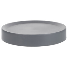 Durable Dark Grey Plastic Plant Mover Rolling Pot Tray