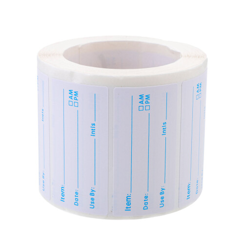 Food Rotation Fridge Labels Container Stickers Self-Adhesive Paper