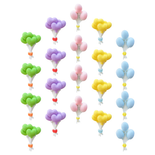 30Pcs Durable Resin Thumbtacks Multi-Color Flower Shaped Push Pins 2
