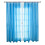 Blue Polyester Sheer Curtains for Window with Star Pattern 2