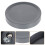 Durable Dark Grey Plastic Plant Mover Rolling Pot Tray 4