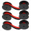 3Pcs Nylon Typewriter Ribbon Replacement Durable Multi-Color Ink Spool 8