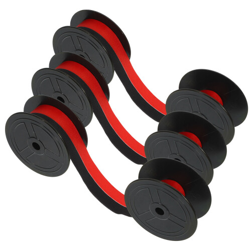 3Pcs Nylon Typewriter Ribbon Replacement Durable Multi-Color Ink Spool 2