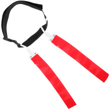 Multi-Use Red Football Flag Belt with Moveable Flags for Training