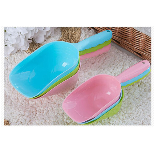 Blue Plastic Pet Food Scoop Durable PP Material Easy Clean