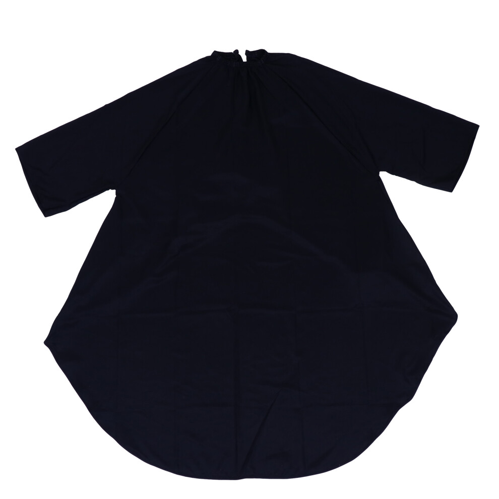 Happyyami Black Hair Cutting Cape Large Durable Polyester Barber Salon Cloak