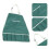 Kids Canvas Apron Green Multi-Pocket Durable Gardening Work Apron 7