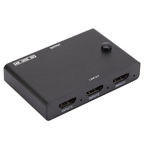 Abs Black 4k Video Selector For Pc And Game Consoles 2