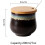 Sugar Bowl 200ml Ceramic Sugar Container with Lid and Spoon for Coffee Bar and Kitchen 2