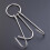 10pcs stainless steel double hooks for bacon hams meat processing 4