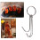 10pcs stainless steel double hooks for bacon hams meat processing 2