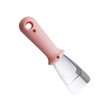 Stainless Steel Ice Scoop with Long Handle for Thick Ice Removal and MultiPurpose Use