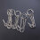 10pcs stainless steel double hooks for bacon hams meat processing 3