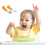1Ensemble Ensemble Fourchette Bébé Orange Silicone Acier 5