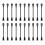 20Pcs Mini Garden Lamp Posts Black Plastic DIY Sand Table Lights 8