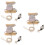 3pcs Adjustable Cat Harness Leash for Kitten Walking 6