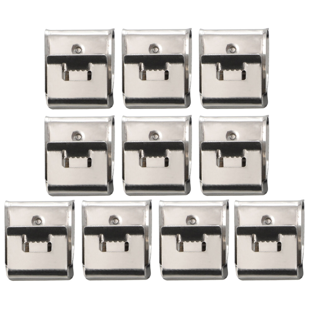 50Pcs Metal Double-Wire Clips Solar Power Cable Clamp For Auto Wiring 3032903835431